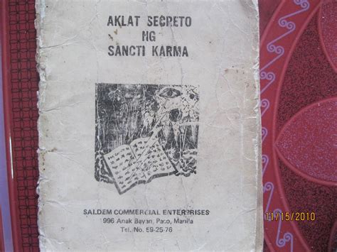 latin orasyon pampaswerte|AKLAT SECRETO NG SANCTI KARMA.